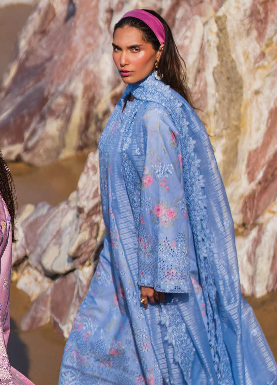 Endless by Afrozeh Embroidered Lawn Suits Unstitched 3 Piece AF25ES D-07 Lior - Summer Collection