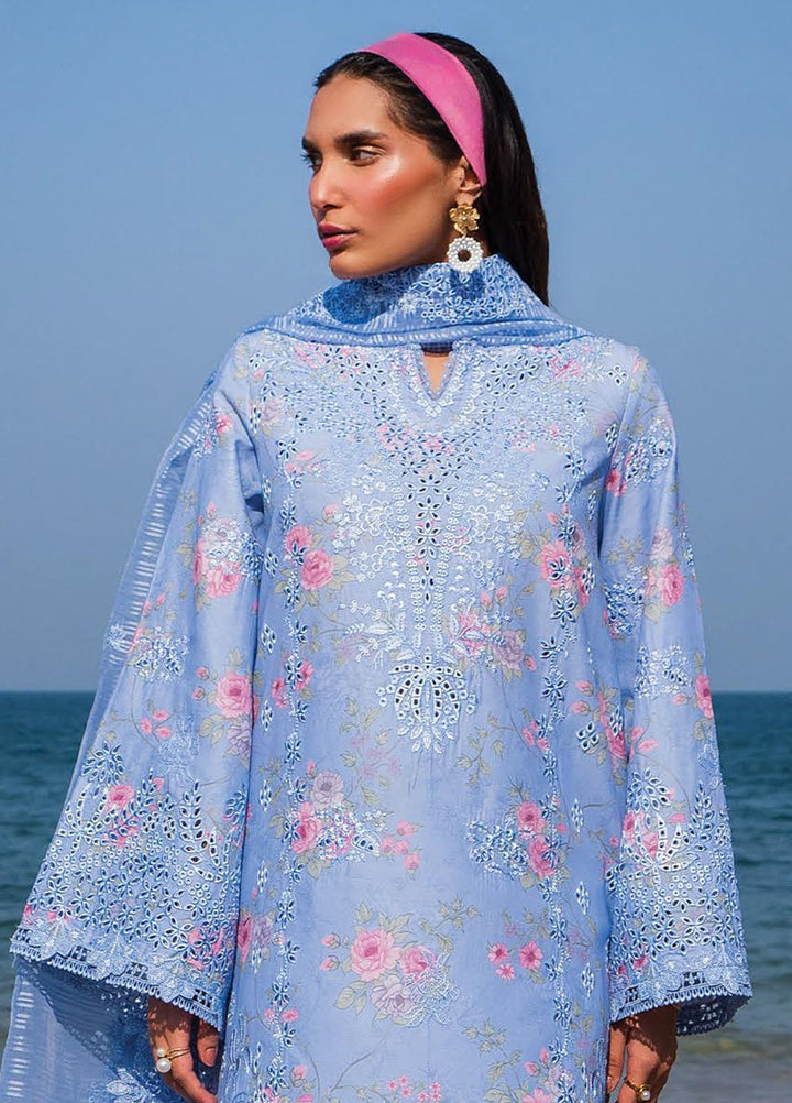 Endless by Afrozeh Embroidered Lawn Suits Unstitched 3 Piece AF25ES D-07 Lior - Summer Collection