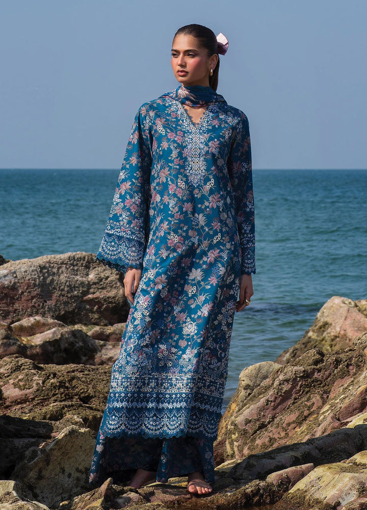 Endless by Afrozeh Embroidered Lawn Suits Unstitched 3 Piece AF25ES D-08 Noa - Summer Collection