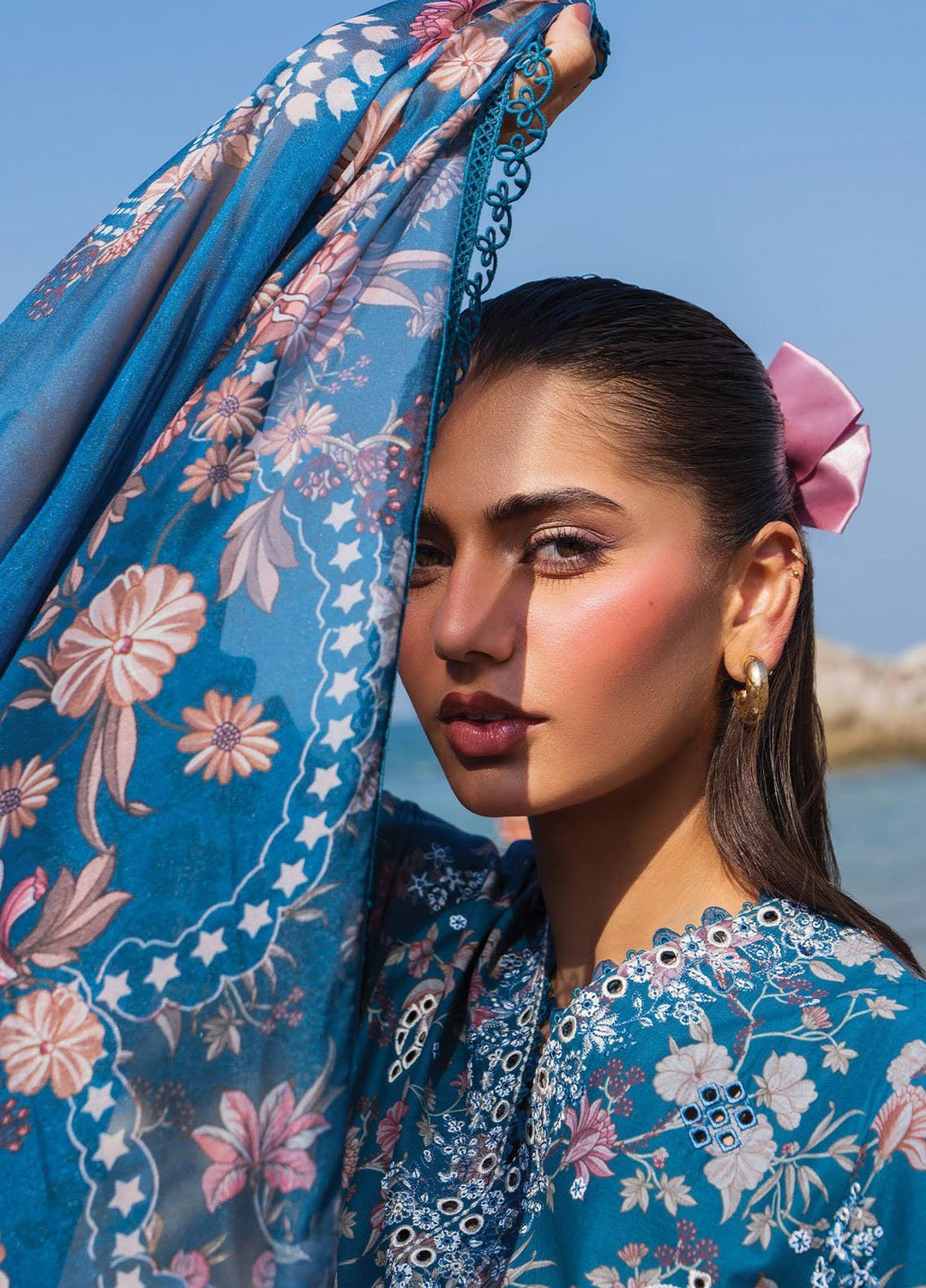 Endless by Afrozeh Embroidered Lawn Suits Unstitched 3 Piece AF25ES D-08 Noa - Summer Collection