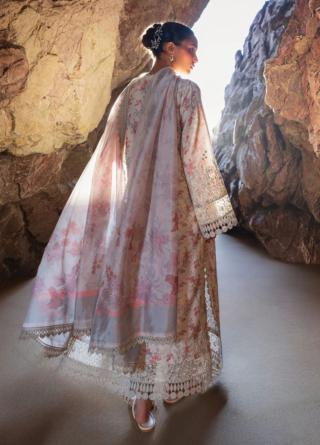 Endless by Afrozeh Embroidered Lawn Suits Unstitched 3 Piece AF25ES D-09 Nyssa - Summer Collection