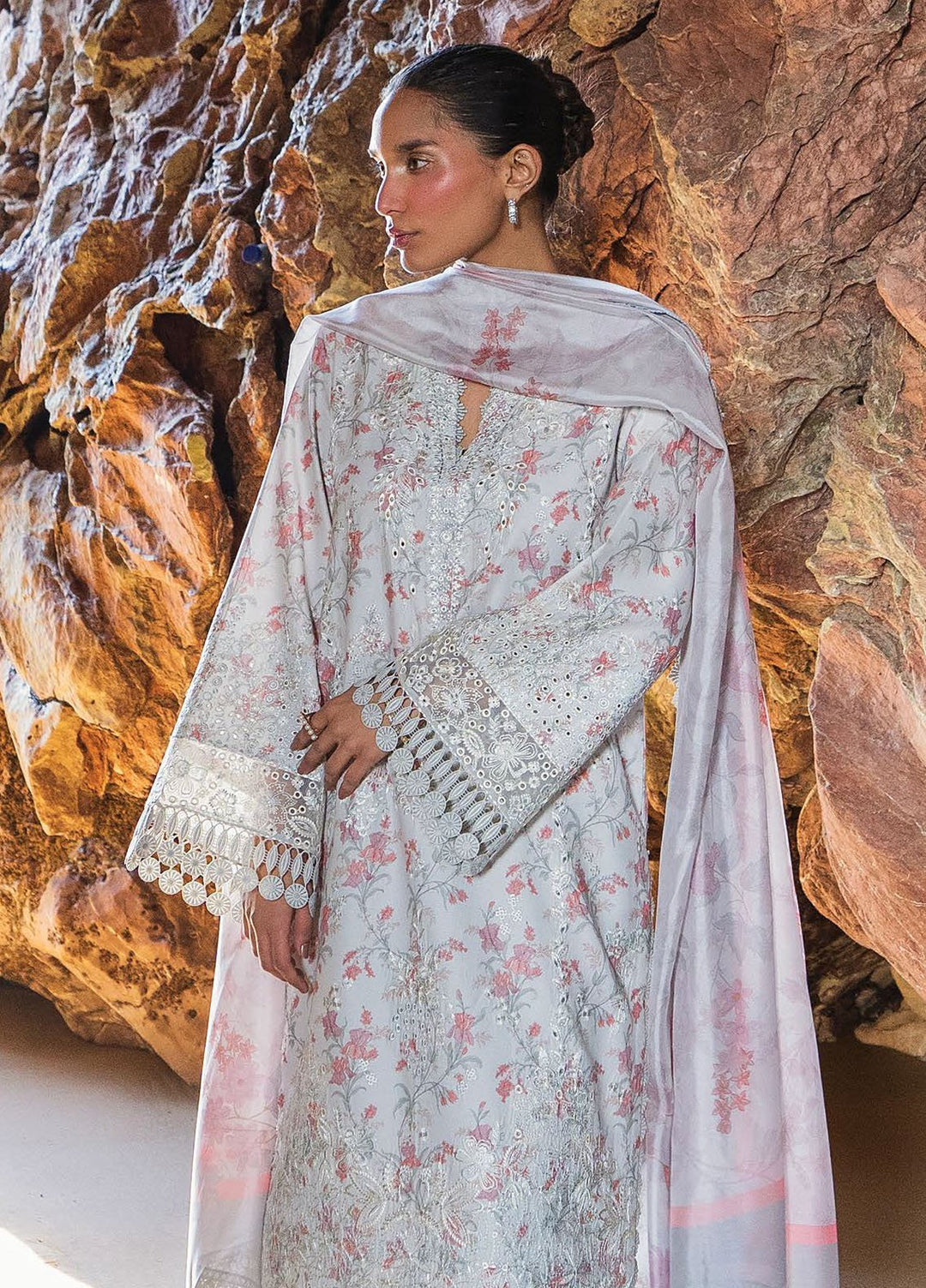 Endless by Afrozeh Embroidered Lawn Suits Unstitched 3 Piece AF25ES D-09 Nyssa - Summer Collection