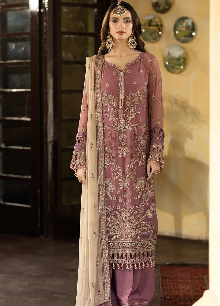 Enliven Majestic By Imrozia Premium Embroidered Chiffon Suits Unstitched 3 Piece IMP24EL M-69 Isla - Formal Collection