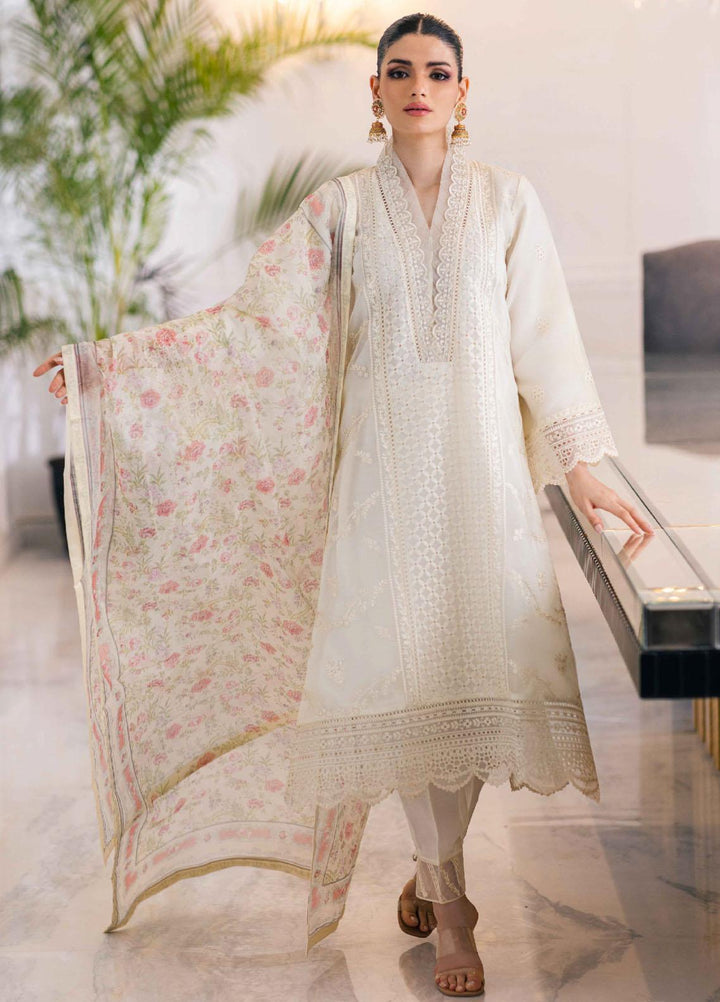 Ensembles By Azure Embroidered Organza Suits Unstitched 3 Piece AZU23ESE3 Heaven-Bliss  - Festive Collection