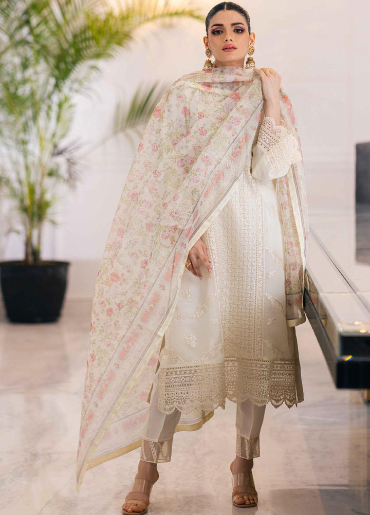 Ensembles By Azure Embroidered Organza Suits Unstitched 3 Piece AZU23ESE3 Heaven-Bliss  - Festive Collection