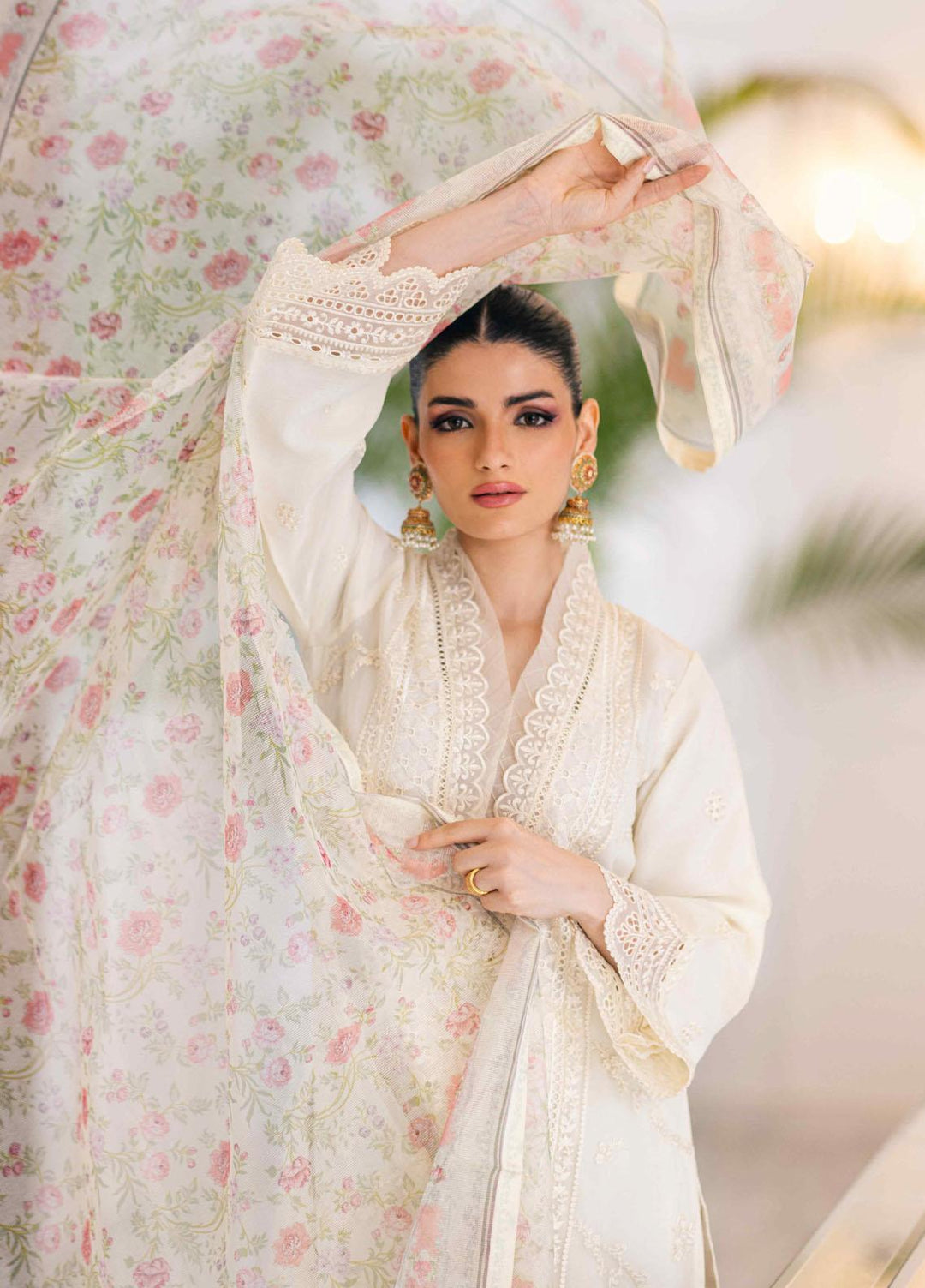 Ensembles By Azure Embroidered Organza Suits Unstitched 3 Piece AZU23ESE3 Heaven-Bliss  - Festive Collection