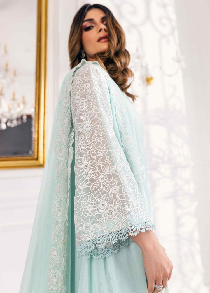 Ensembles By Azure Embroidered Chiffon Suits Unstitched 4 Piece AZU23ESE3 Daisy-Charm  - Festive Collection
