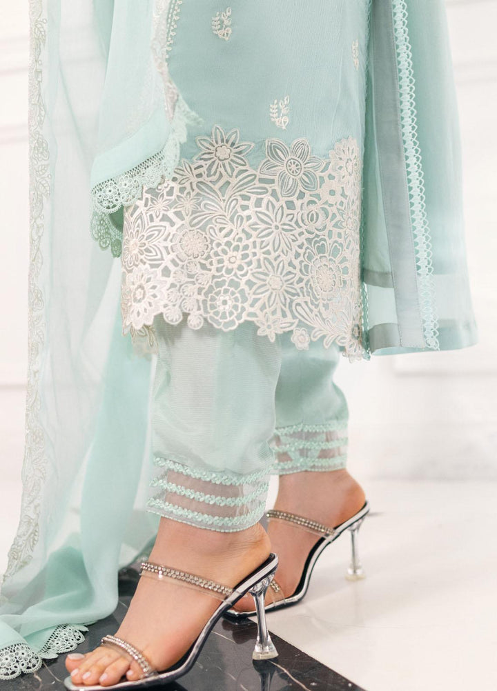 Ensembles By Azure Embroidered Chiffon Suits Unstitched 4 Piece AZU23ESE3 Daisy-Charm  - Festive Collection