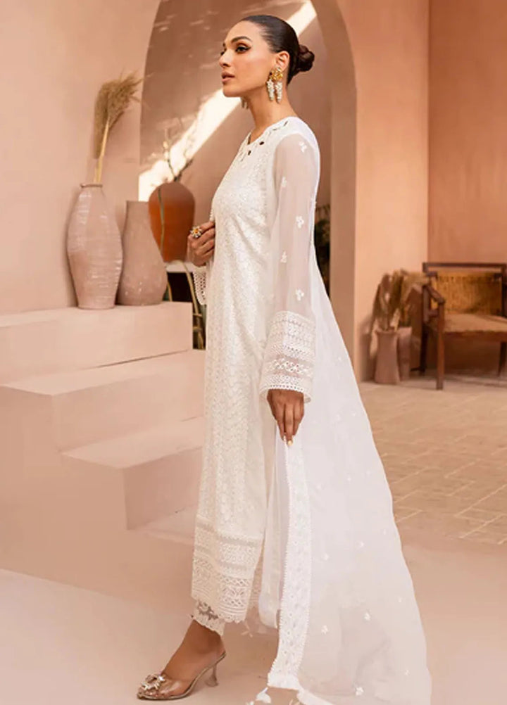 Ensembles By Azure  Embroidered Chiffon Suit Unstitched 4 Piece AZ24EF RAES-066 Royal Allure - Festive Collection