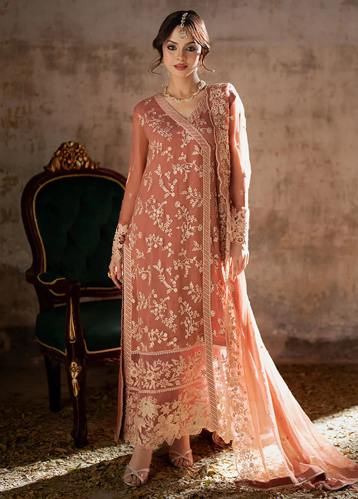 Ensembles By Azure Embroidered Chiffon Suits Unstitched 3 Piece AZU25EN I-01353 Dusky Bloom - Festive Collection
