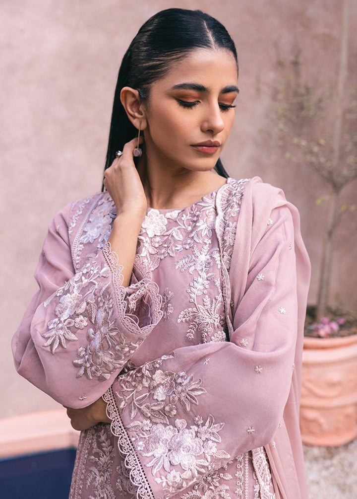 Ensembles By Azure Embroidered Organza Suits Unstitched 4 Piece AZU24ES AS-114 Candy Bliss - Festive Collection