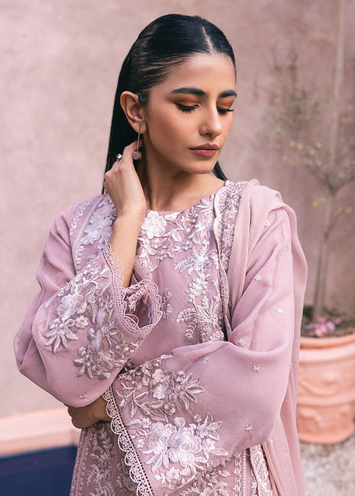 Ensembles By Azure Embroidered Organza Suits Unstitched 4 Piece AZU24ES AS-114 Candy Bliss - Festive Collection