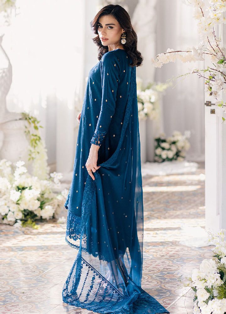 Ensembles by Azure Jacquard Lawn Suits Unstitched 3 Piece AZ24EJ ABES061 Aegean Breeze - Festive Collection