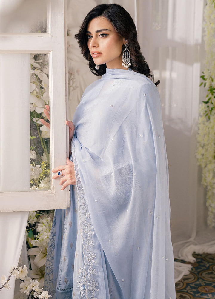 Ensembles by Azure Jacquard Lawn Suits Unstitched 3 Piece AZ24EJ SSES057 Slate Symphony - Festive Collection