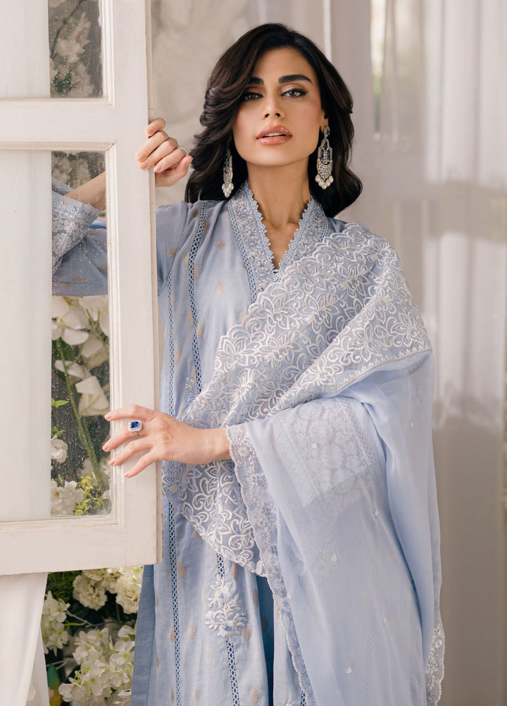 Ensembles by Azure Jacquard Lawn Suits Unstitched 3 Piece AZ24EJ SSES057 Slate Symphony - Festive Collection