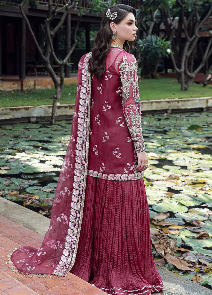 Ermina By Ezra Embroidered Net Suit Unstitched 3 Piece EZ24E D-02 Venus - Formal Collection