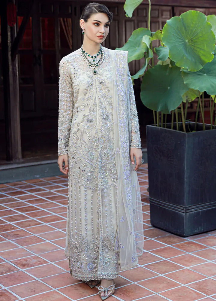 Ermina By Ezra Embroidered Net Suit Unstitched 4 Piece EZ24E D-07 Zaira - Formal Collection