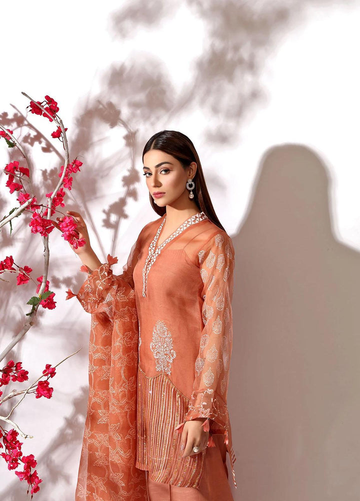 Shurooq Luxury Pret Embroidered Organza 3 Piece Suit AINAR