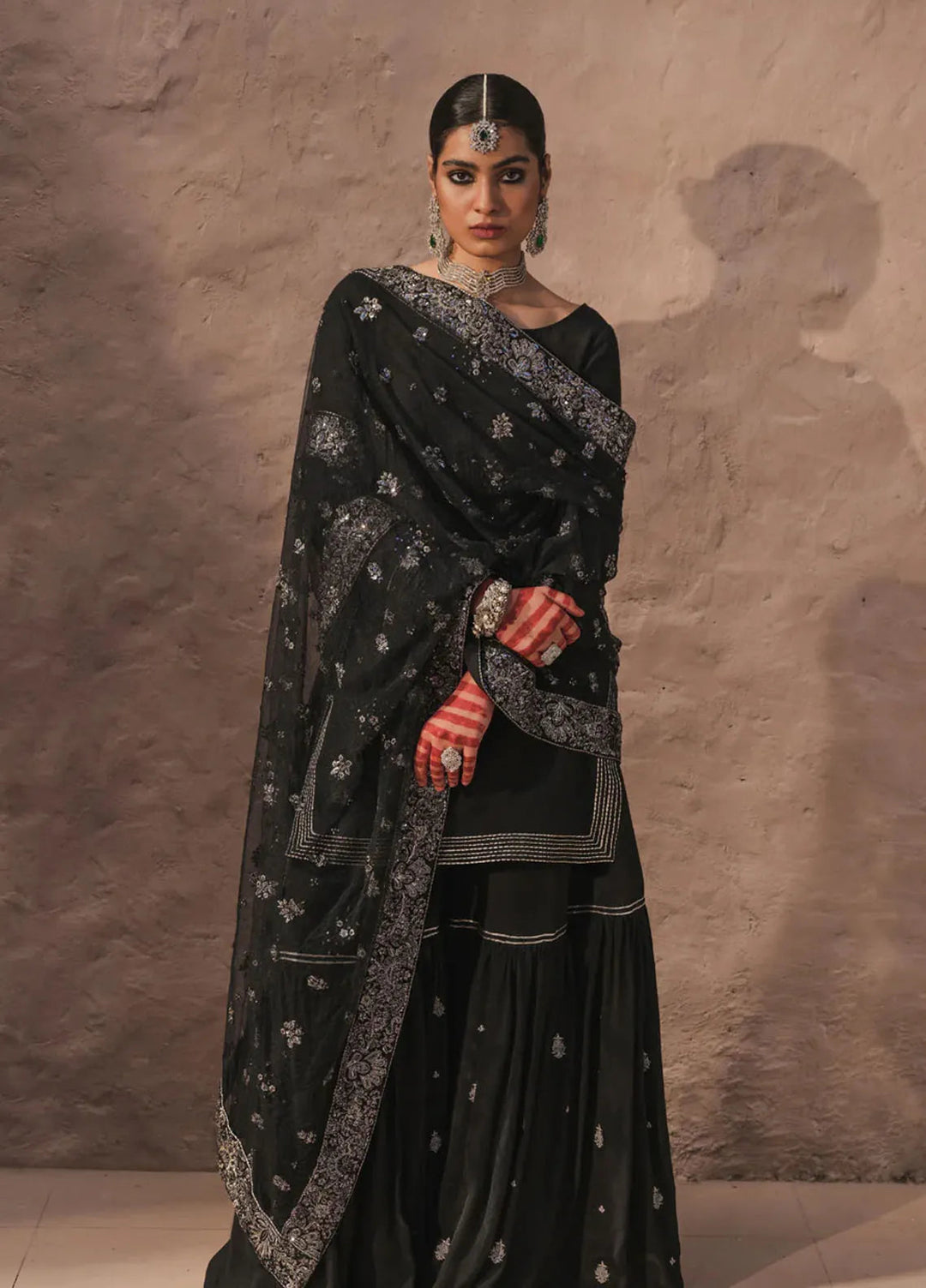 Erum Khan Pret Embroidered 3 Piece Suit Aaina