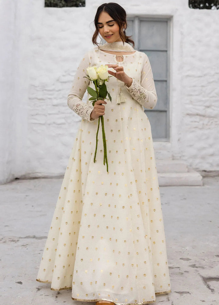 Erum Khan Pret Embroidered Cotton Karandi 3 Piece Suit Hoor