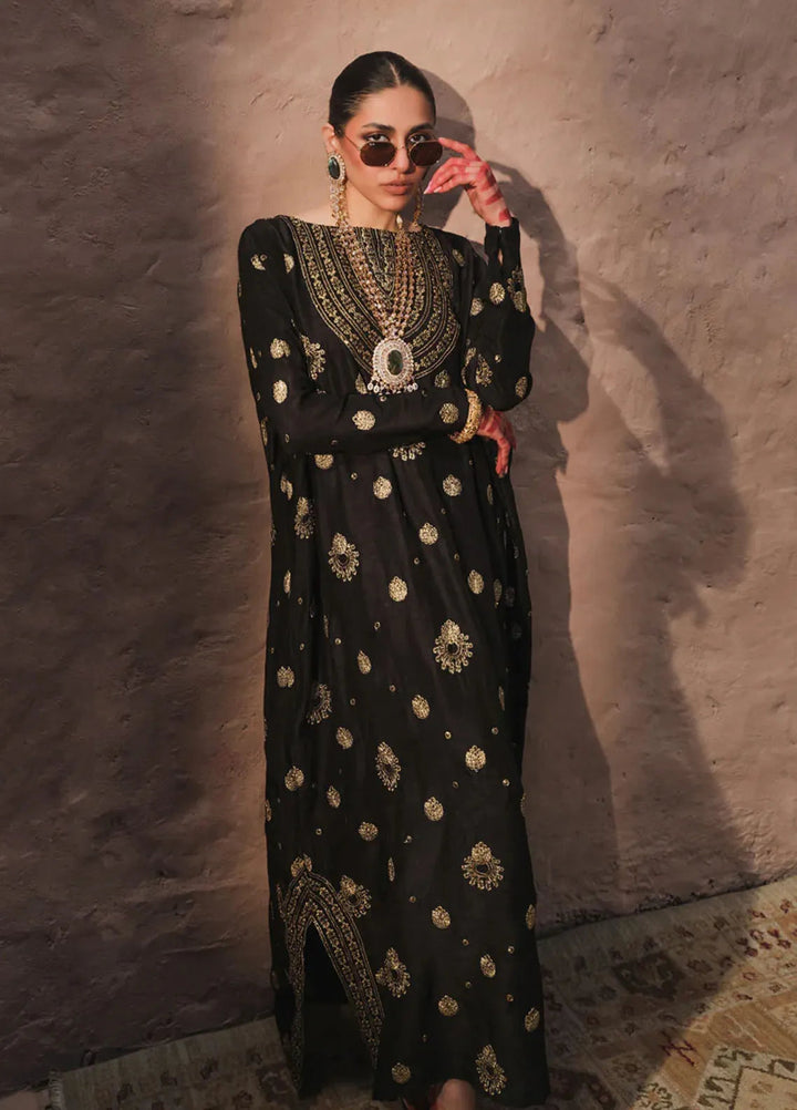 Erum Khan Pret Embroidered Kaftan Chandni