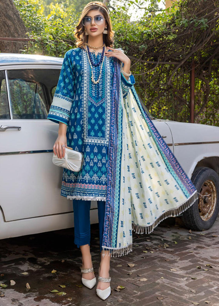 Erum Mishra By ZS Textiles Printed Lawn Suits Unstitched 3 Piece ZS22EM 02 - Summer Collection