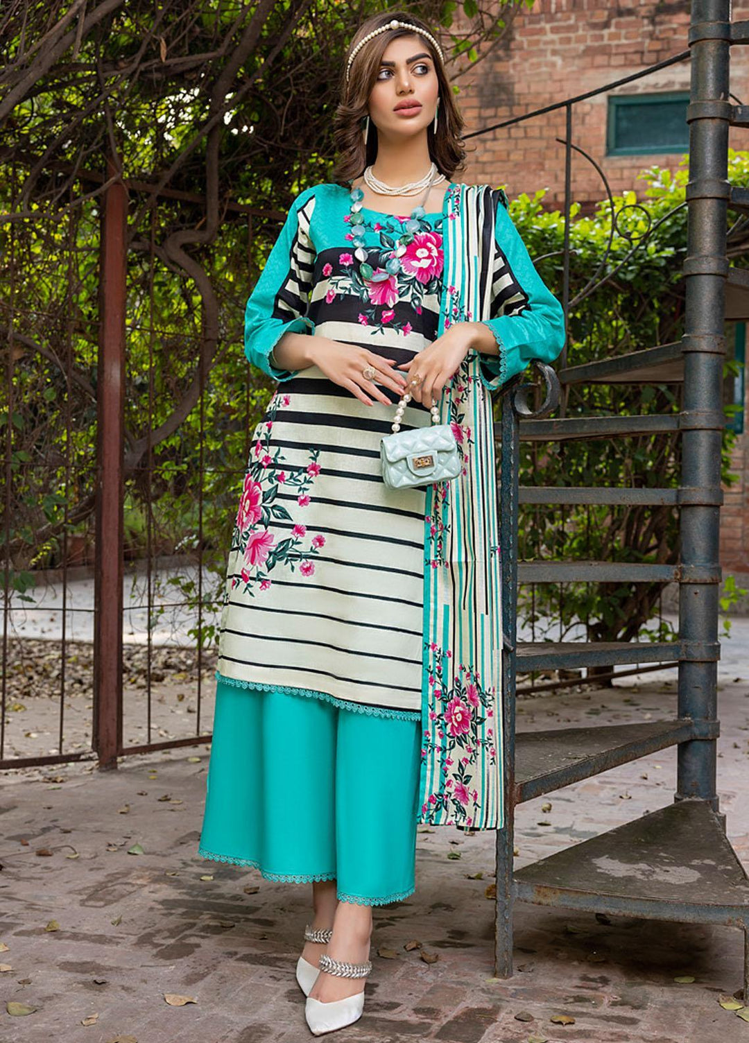 Erum Mishra By ZS Textiles Printed Lawn Suits Unstitched 3 Piece ZS22EM 04 - Summer Collection