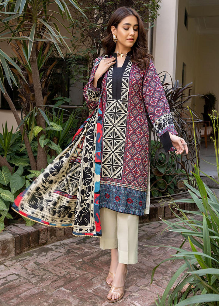 Erum Mishra By ZS Textiles Printed Lawn Suits Unstitched 3 Piece ZS22EM 05 - Summer Collection
