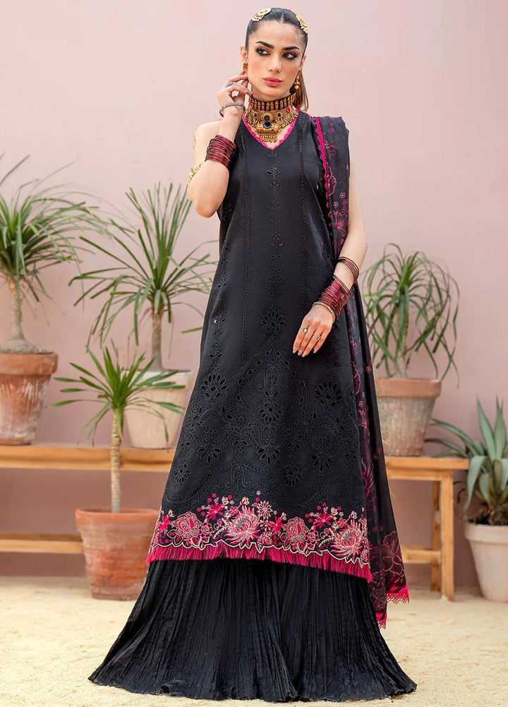 Esha Eshaal By Bin Ilyas Embroidered Lawn Suits Unstitched 3 Piece BI23EE 914-B - Summer Collection