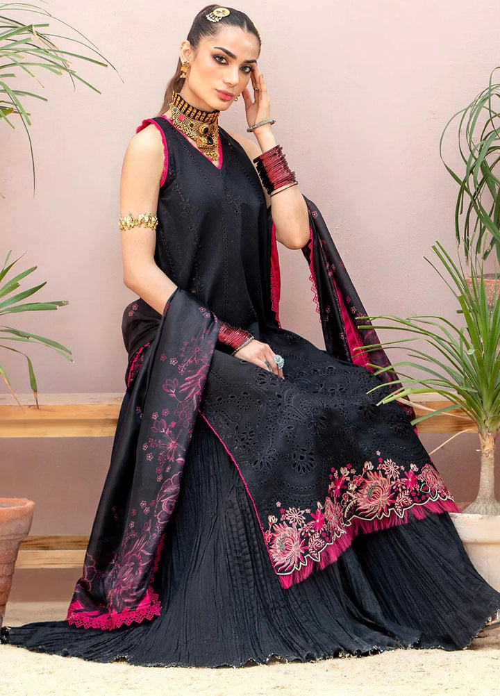 Esha Eshaal By Bin Ilyas Embroidered Lawn Suits Unstitched 3 Piece BI23EE 914-B - Summer Collection