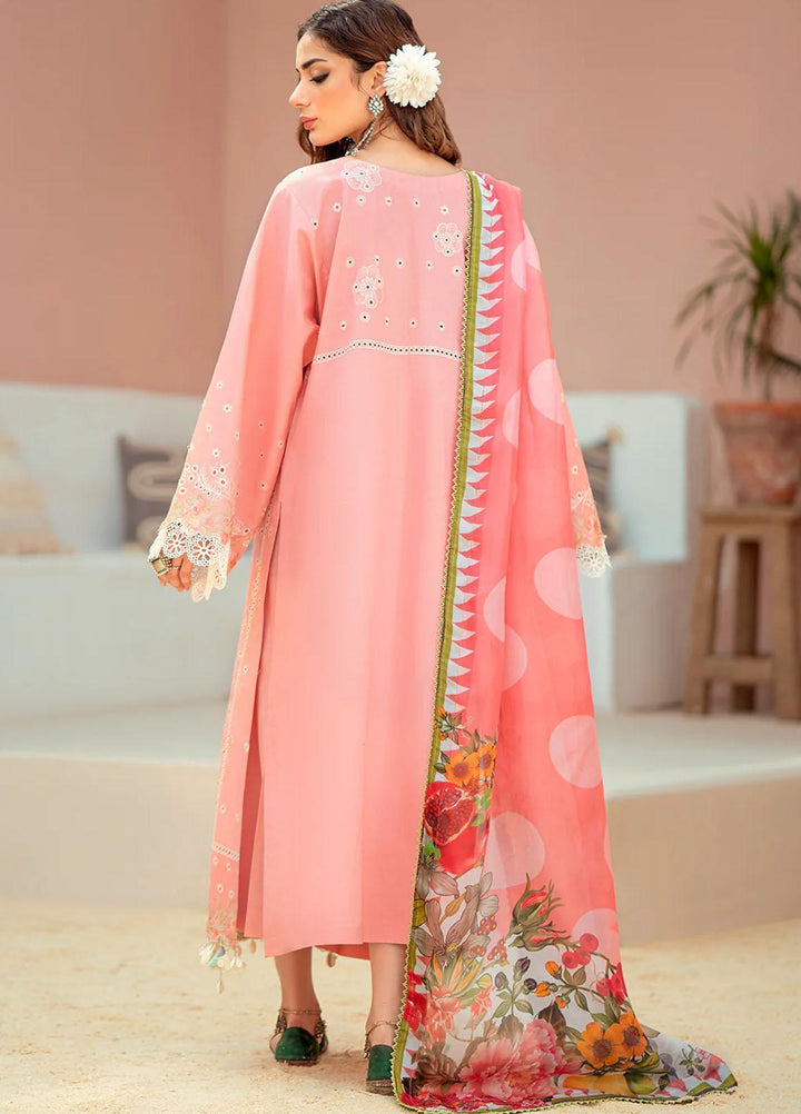 Esha Eshaal By Bin Ilyas Embroidered Lawn Suits Unstitched 3 Piece BI23EE 916-A - Summer Collection