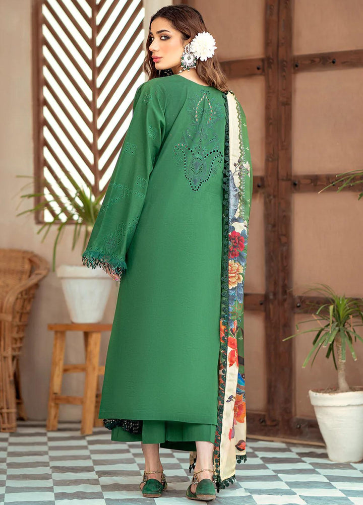Esha Eshaal By Bin Ilyas Embroidered Lawn Suits Unstitched 3 Piece BI23EE 917-B - Summer Collection