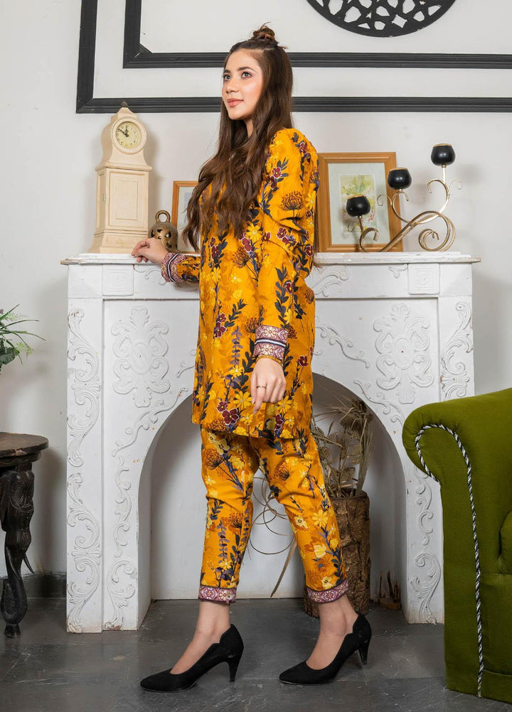 Eshaal Adina By AY Textile Printed Khaddar Suits Unstitched 2 Piece AYT22ES 10A - Winter Collection