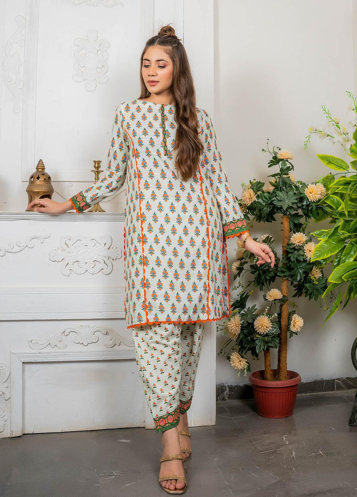 Eshaal Adina By AY Textile Printed Khaddar Suits Unstitched 2 Piece AYT22ES 11A - Winter Collection
