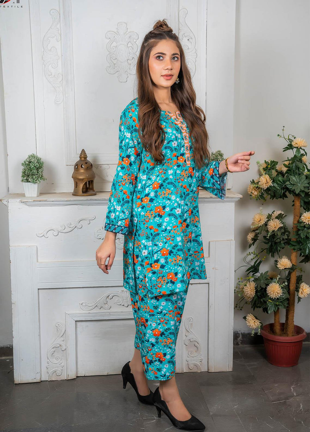 Eshaal Adina By AY Textile Printed Khaddar Suits Unstitched 2 Piece AYT22ES 3A - Winter Collection