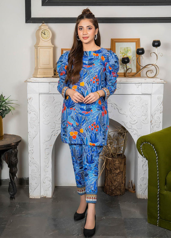 Eshaal Adina By AY Textile Printed Khaddar Suits Unstitched 2 Piece AYT22ES 4B - Winter Collection