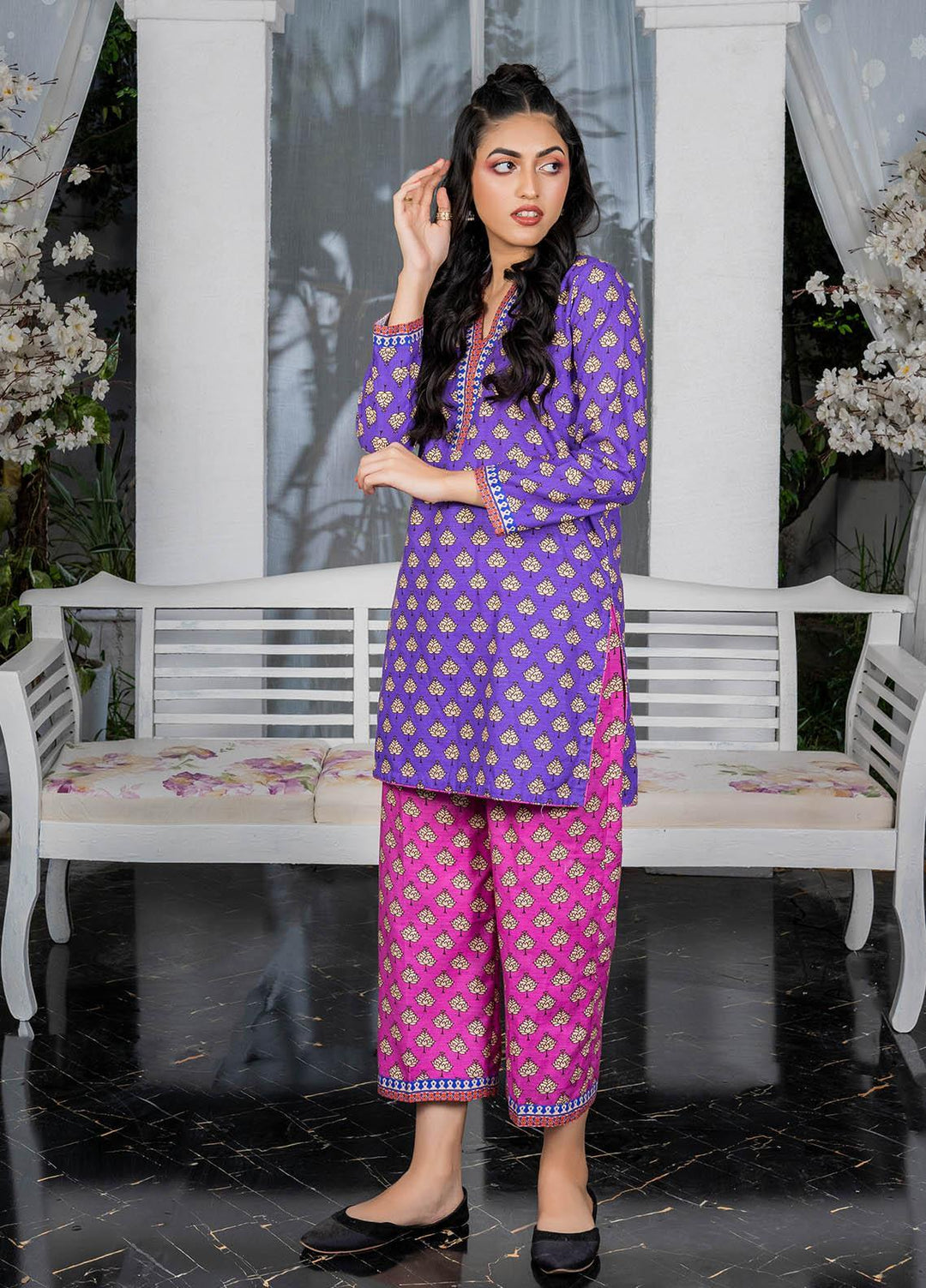 Eshaal Adina By AY Textile Printed Khaddar Suits Unstitched 2 Piece AYT22ES 5A - Winter Collection
