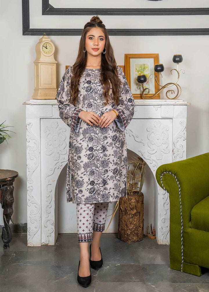 Eshaal Adina By AY Textile Printed Khaddar Suits Unstitched 2 Piece AYT22ES 6A - Winter Collection