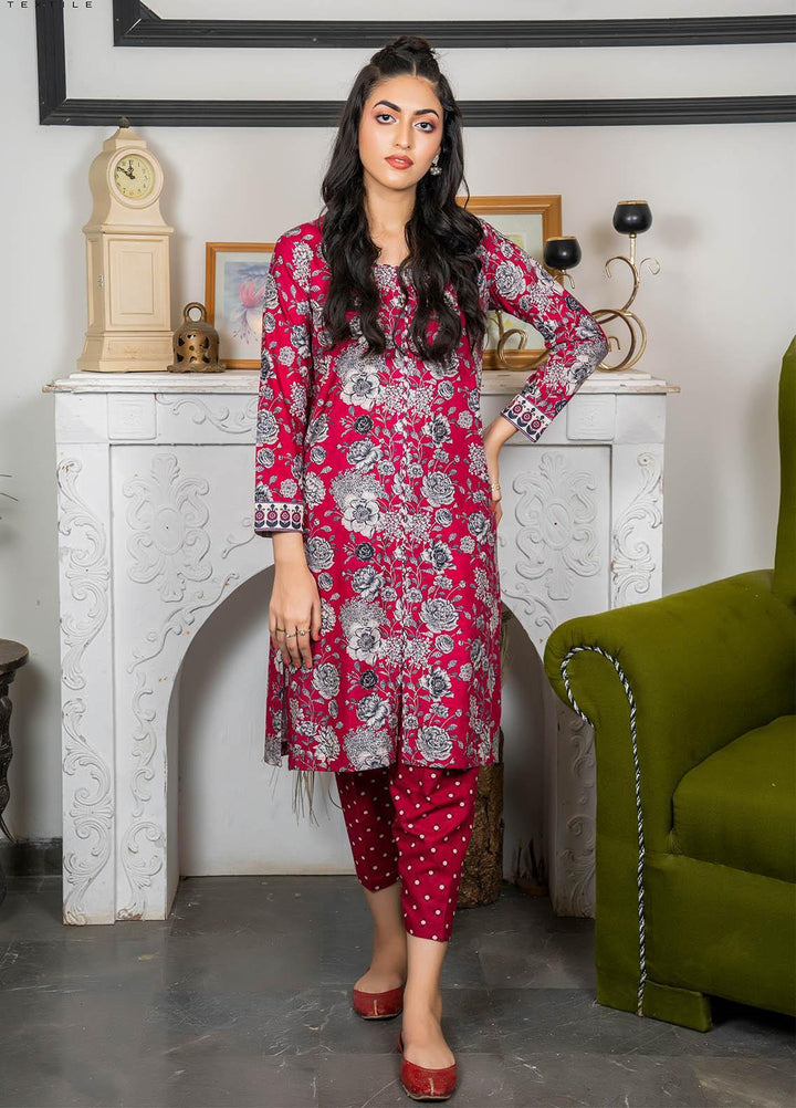 Eshaal Adina By AY Textile Printed Khaddar Suits Unstitched 2 Piece AYT22ES 6B - Winter Collection