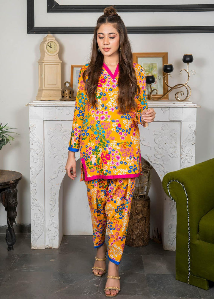 Eshaal Adina By AY Textile Printed Khaddar Suits Unstitched 2 Piece AYT22ES 7B - Winter Collection