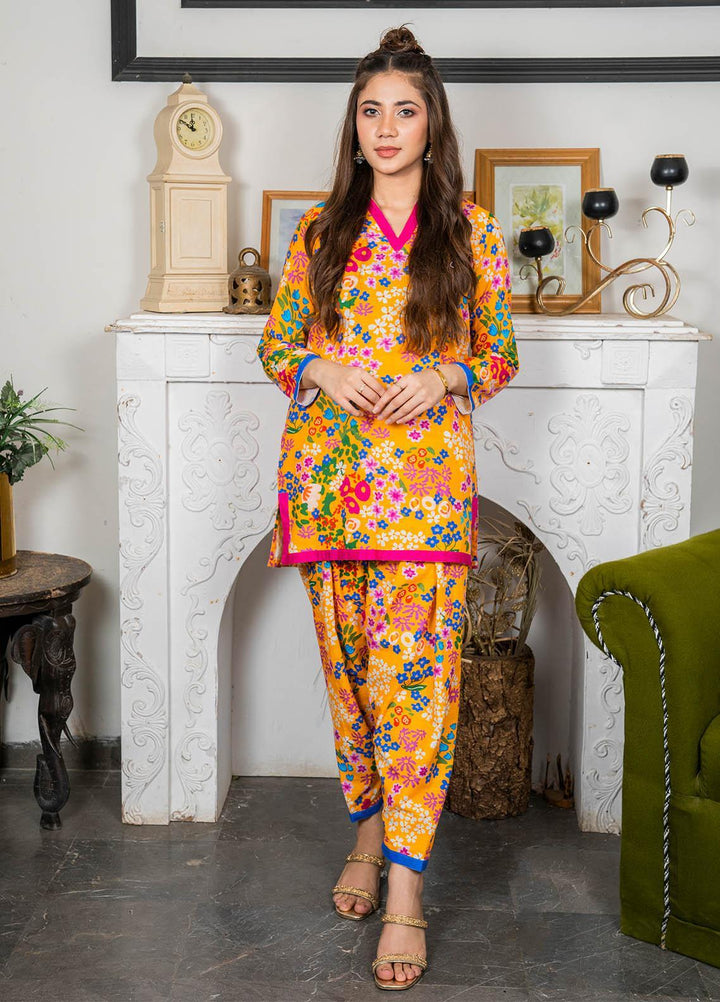 Eshaal Adina By AY Textile Printed Khaddar Suits Unstitched 2 Piece AYT22ES 7B - Winter Collection