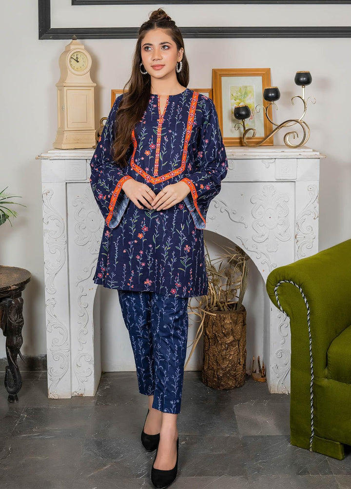 Eshaal Adina By AY Textile Printed Khaddar Suits Unstitched 2 Piece AYT22ES 9A - Winter Collection