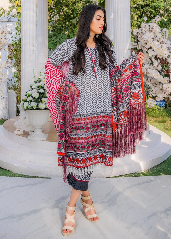 Eshaal Adina By AY Textile Printed Khaddar Suits Unstitched 3 Piece AYT22K 04 - Winter Collection