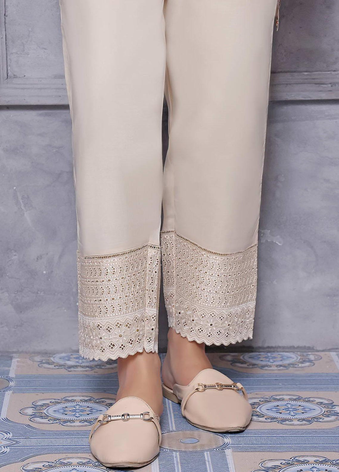 AY Textile Pret  Cambric Trouser D-03 SKIN