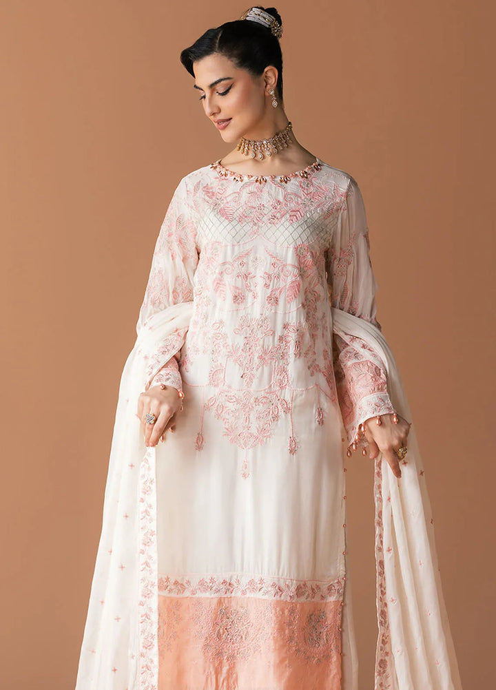 Esra by Fiona Pret Embroidered Chiffon 4 Piece Suit Jasmine