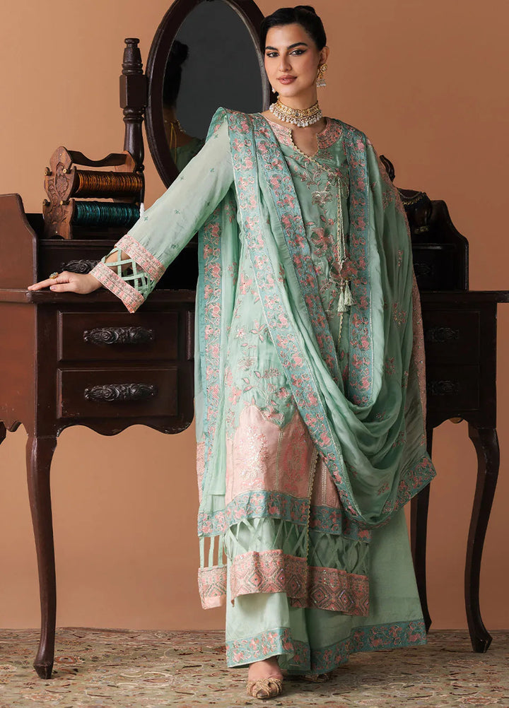 Esra by Fiona Pret Embroidered Chiffon 4 Piece Suit Nimira
