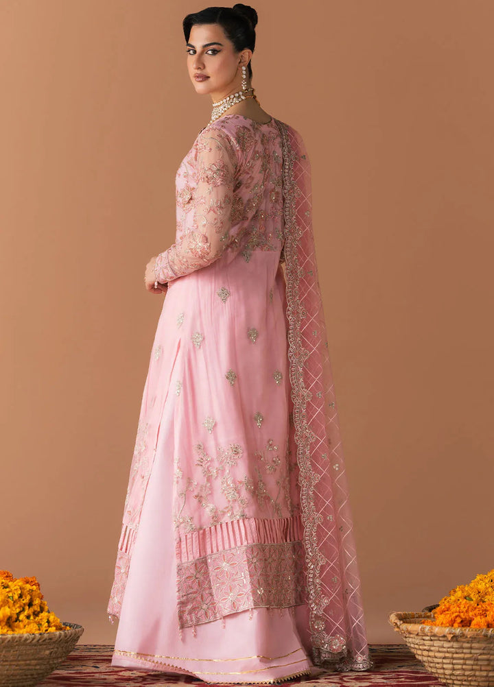 Esra by Fiona Pret Embroidered Net 4 Piece Suit Seren