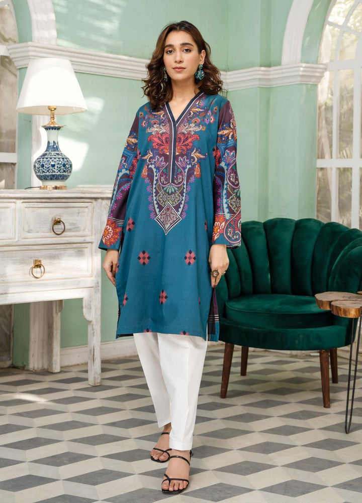 Esra Fashion Casual Pret Printed Lawn Kurtis ET-22-21
