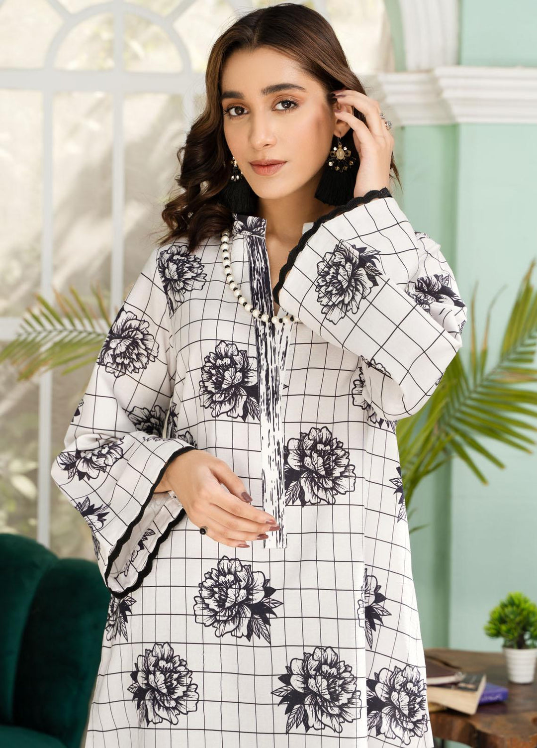 Esra Fashion Casual Pret Printed Lawn Kurtis ET-22-30