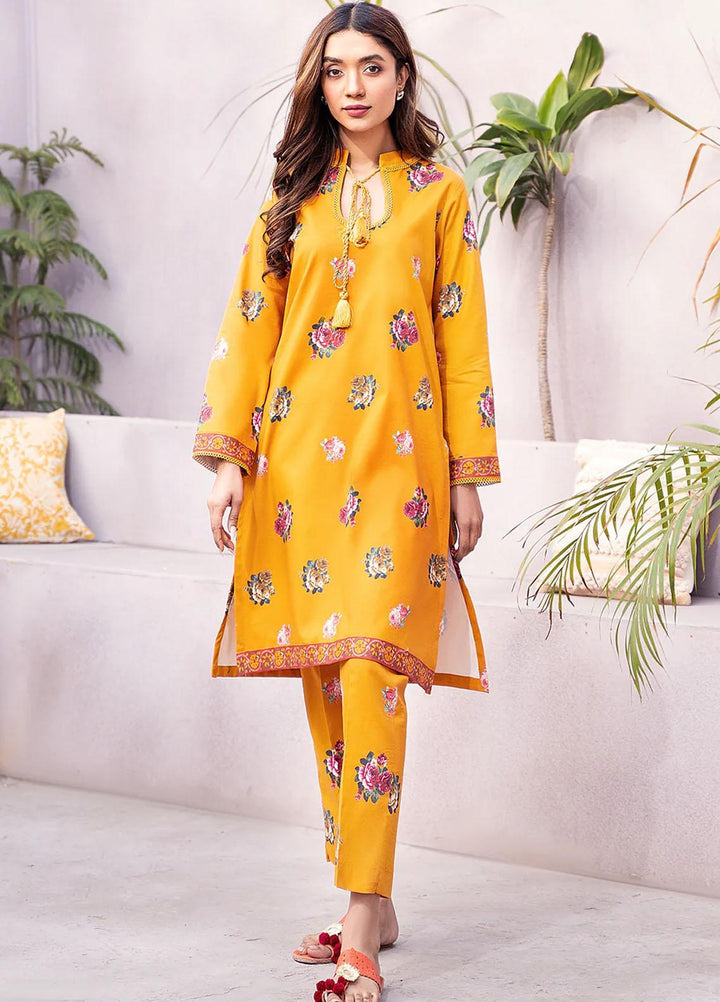 Esra Fashion Casual Pret Printed Lawn 2 Piece Dress HD-23-02